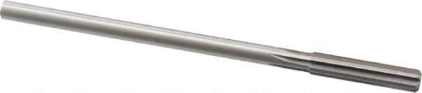Made in USA - 21/64" Cobalt 6 Flute Chucking Reamer - Straight Flute, 0.2792" Straight Shank, 1-1/2" Flute Length, 6" OAL - Eagle Tool & Supply