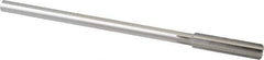 Made in USA - 13/32" Cobalt 6 Flute Chucking Reamer - Straight Flute, 0.3105" Straight Shank, 1-3/4" Flute Length, 7" OAL - Eagle Tool & Supply