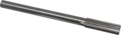 Made in USA - 3/4" Cobalt 8 Flute Chucking Reamer - Straight Flute, 5/8" Straight Shank, 2-1/2" Flute Length, 9-1/2" OAL - Eagle Tool & Supply