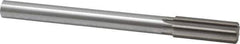 Made in USA - 7/8" Cobalt 8 Flute Chucking Reamer - Straight Flute, 3/4" Straight Shank, 2-5/8" Flute Length, 10" OAL - Eagle Tool & Supply