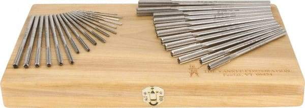 Made in USA - 1/8" to 1/2", Chucking Reamer Set - Straight Flute, Right Hand Cut, 29 Pieces - Eagle Tool & Supply