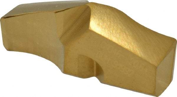 Guhring - Series 1047, 13/16" Diam 140° Replaceable Drill Tip - Carbide, TiN Finish, 2.1 Seat Size, Through Coolant - Eagle Tool & Supply