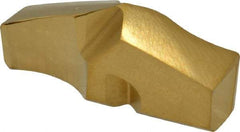 Guhring - Series 1047, 13/16" Diam 140° Replaceable Drill Tip - Carbide, TiN Finish, 2.1 Seat Size, Through Coolant - Eagle Tool & Supply