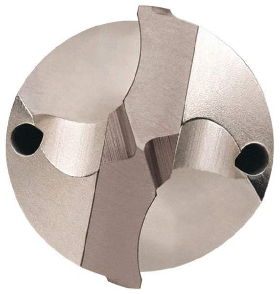 Guhring - Series 2747, 25.5mm Diam 140° Replaceable Drill Tip - Carbide, Uncoated, 3.2 Seat Size, Through Coolant - Eagle Tool & Supply