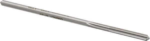 Made in USA - #16 Cobalt 6 Flute Chucking Reamer - Straight Flute, 0.1704" Straight Shank, 1-1/8" Flute Length, 4-1/2" OAL - Eagle Tool & Supply