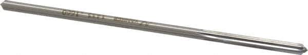 Made in USA - #19 Cobalt 6 Flute Chucking Reamer - Straight Flute, 0.1595" Straight Shank, 1-1/8" Flute Length, 4-1/2" OAL - Eagle Tool & Supply