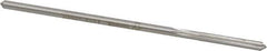 Made in USA - #20 Cobalt 6 Flute Chucking Reamer - Straight Flute, 0.153" Straight Shank, 1-1/8" Flute Length, 4-1/2" OAL - Eagle Tool & Supply