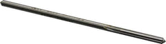 Made in USA - #22 Cobalt 6 Flute Chucking Reamer - Straight Flute, 0.151" Straight Shank, 1" Flute Length, 4" OAL - Eagle Tool & Supply