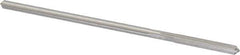 Made in USA - #25 Cobalt 4 Flute Chucking Reamer - Straight Flute, 0.143" Straight Shank, 1" Flute Length, 4" OAL - Eagle Tool & Supply