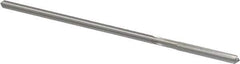 Made in USA - #27 Cobalt 4 Flute Chucking Reamer - Straight Flute, 0.135" Straight Shank, 1" Flute Length, 4" OAL - Eagle Tool & Supply