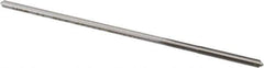 Made in USA - #42 Cobalt 4 Flute Chucking Reamer - Straight Flute, 0.088" Straight Shank, 3/4" Flute Length, 3" OAL - Eagle Tool & Supply