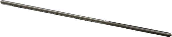 Made in USA - #48 Cobalt 4 Flute Chucking Reamer - Straight Flute, 0.072" Straight Shank, 3/4" Flute Length, 3" OAL - Eagle Tool & Supply