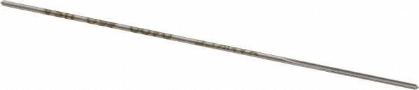 Made in USA - #60 Cobalt 4 Flute Chucking Reamer - Straight Flute, 0.039" Straight Shank, 1/2" Flute Length, 2-1/2" OAL - Eagle Tool & Supply