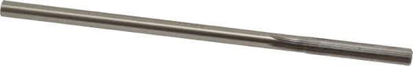 Made in USA - Letter F Cobalt 6 Flute Chucking Reamer - Straight Flute, 1/4" Straight Shank, 1-1/2" Flute Length, 6" OAL - Eagle Tool & Supply
