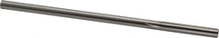 Made in USA - Letter G Cobalt 6 Flute Chucking Reamer - Straight Flute, 1/4" Straight Shank, 1-1/2" Flute Length, 6" OAL - Eagle Tool & Supply