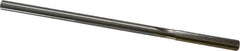 Made in USA - Letter J Cobalt 6 Flute Chucking Reamer - Straight Flute, 1/4" Straight Shank, 1-1/2" Flute Length, 6" OAL - Eagle Tool & Supply