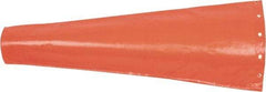 NMC - Vinyl Coated Fabric Wind Sock - 10 Inch Inlet Diameter, 36 Inch Long, Orange - Eagle Tool & Supply