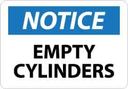 NMC - "Notice - Authorized Personnel Only", 10" Long x 14" Wide, Rigid Plastic Safety Sign - Rectangle, 0.05" Thick, Use for Security & Admittance - Eagle Tool & Supply