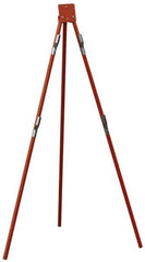 NMC - Tripod Traffic Sign Stand - Aluminum, Compatible with 48" High x 48" Wide Signs - Eagle Tool & Supply