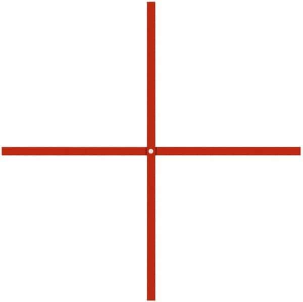 NMC - Roll-Up Traffic Sign Ribs - Fiberglass, Compatible with 48" High x 48" Wide Signs - Eagle Tool & Supply