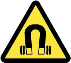 NMC - ISO Label - Black & Yellow, 2" Long x 2" High, Sign Muscle Finish - Eagle Tool & Supply