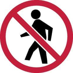 NMC - ISO Label - Black, Red & White, 4" Long x 4" High, Sign Muscle Finish - Eagle Tool & Supply