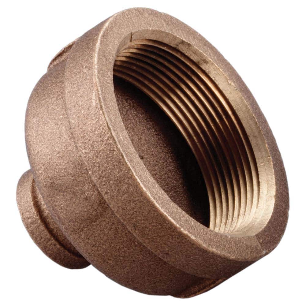 Merit Brass - Brass & Chrome Pipe Fittings Type: Reducing Coupling Fitting Size: 2 x 3/4 - Eagle Tool & Supply