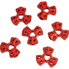 Brady - 1 6-Piece 1/2" Max Valve Handle, Fiberglass Reinforced Nylon Pneumatic Hose Lockout - Eagle Tool & Supply