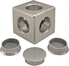 80/20 Inc. - 45mm Wide, Open Shelving Accessory/Component - Aluminum, Lacquered Finish, 45mm Long, Use with 45 Series - Eagle Tool & Supply