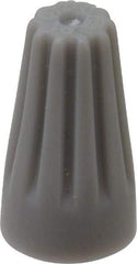 3M - 3, 22 to 2, 16 AWG, 300 Volt, Fire Resistant, Standard Twist on Wire Connector - Gray, 221°F - Eagle Tool & Supply