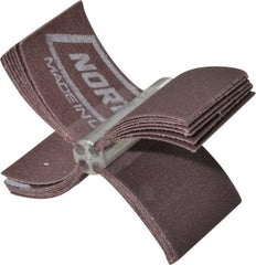 Merit Abrasives - 180 Grit, Coated, Aluminum Oxide Bore Polisher - Very Fine Grade, 16,000 RPM, Polishes Bores with 2-1/8 to 2-1/2" Diam - Eagle Tool & Supply