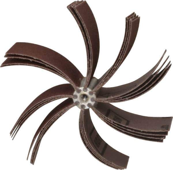 Merit Abrasives - 60 Grit, Coated, Aluminum Oxide Bore Polisher - Medium Grade, 8,000 RPM, Polishes Bores with 5-1/4 to 5-7/8" Diam - Eagle Tool & Supply