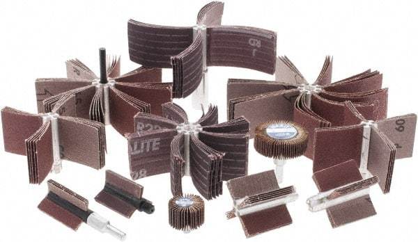 Merit Abrasives - Bore Polisher Test Kit - Polishes Bores with 1 to 5" Diam - Eagle Tool & Supply