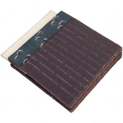 Merit Abrasives - 120 Grit, Scored Surface, Aluminum Oxide Flex Drum Flap Wheel Refill - Fine Grade, 2-3/4" Trim Length x 2" Wide x 1/4" Thick, Resin Bond - Eagle Tool & Supply