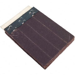 Merit Abrasives - 120 Grit, Slashed Surface, Aluminum Oxide Flex Drum Flap Wheel Refill - Fine Grade, 4" Trim Length x 2" Wide x 1/2" Thick, Resin Bond - Eagle Tool & Supply