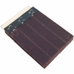 Merit Abrasives - 80 Grit, Slashed Surface, Aluminum Oxide Flex Drum Flap Wheel Refill - Medium Grade, 4" Trim Length x 4" Wide x 1/2" Thick, Resin Bond - Eagle Tool & Supply