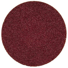 Merit Abrasives - 1-1/2" Disc Diam, 100 Grit, Zirconia Alumina Quick Change Disc - Type R Attaching System, Coated, Blue, Fine Grade, 30,000 RPM - Eagle Tool & Supply