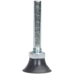 Merit Abrasives - 2" Diam Quick-Change Type P Disc Backing Pad - 1/4" Shank Diam, Soft Density, 30,000 RPM, Power-Lock Type 1 Compatible - Eagle Tool & Supply