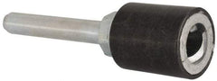 Merit Abrasives - 3/4" Diam Quick-Change Type R Disc Backing Pad - 1/4" Shank Diam, Medium Density, 40,000 RPM, Power-Lock Type 3 Compatible - Eagle Tool & Supply
