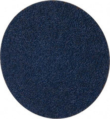 Merit Abrasives - 3" Disc Diam, 40 Grit, Zirconia Alumina Quick Change Disc - Type R Attaching System, Coated, Blue, Coarse Grade, 20,000 RPM - Eagle Tool & Supply