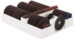 Merit Abrasives - 1, 2, 3" Disc Diam, Abrasive Disc Kit - Coated, Zirconia Alumina - Eagle Tool & Supply