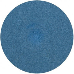 Merit Abrasives - 3" Disc Diam, 80 Grit, Zirconia Alumina Quick Change Disc - Type S Attaching System, Coated, Blue, Medium Grade, 20,000 RPM - Eagle Tool & Supply