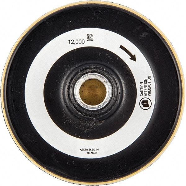 Merit Abrasives - 4" Diam Hook & Loop Disc Backing Pad - 13,000 RPM - Eagle Tool & Supply
