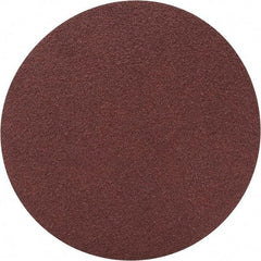 Merit Abrasives - 3" Diam, 100 Grit Aluminum Oxide Adhesive PSA Disc - Medium Grade, Black, Cloth Backing, Flexible - Eagle Tool & Supply