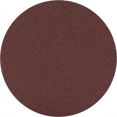 Merit Abrasives - 3" Diam, 120 Grit Aluminum Oxide Adhesive PSA Disc - Medium Grade, Black, Cloth Backing, Flexible - Eagle Tool & Supply