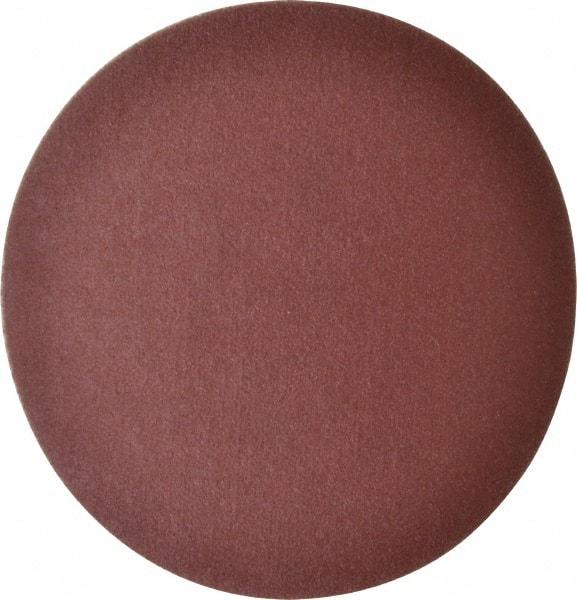 Merit Abrasives - 3" Diam, 240 Grit Aluminum Oxide Adhesive PSA Disc - Very Fine Grade, Black, Cloth Backing, Flexible - Eagle Tool & Supply