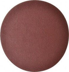 Merit Abrasives - 3" Diam, 240 Grit Aluminum Oxide Adhesive PSA Disc - Very Fine Grade, Black, Cloth Backing, Flexible - Eagle Tool & Supply