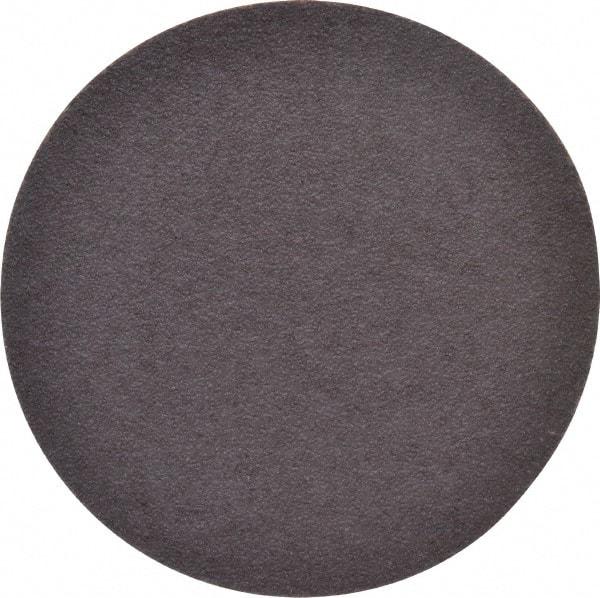 Merit Abrasives - 4" Diam, 60 Grit Aluminum Oxide Adhesive PSA Disc - Coarse Grade, Black, Cloth Backing, Flexible - Eagle Tool & Supply