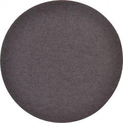 Merit Abrasives - 4" Diam, 60 Grit Aluminum Oxide Adhesive PSA Disc - Coarse Grade, Black, Cloth Backing, Flexible - Eagle Tool & Supply