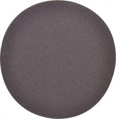 Merit Abrasives - 5" Diam, 80 Grit Aluminum Oxide Adhesive PSA Disc - Coarse Grade, Black, Cloth Backing, Flexible - Eagle Tool & Supply